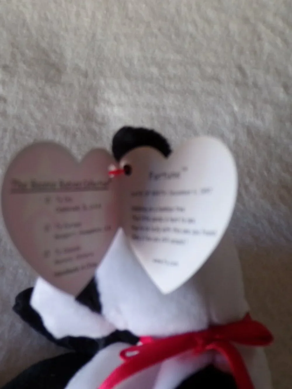 Ty Beanie Baby FORTUNE the Panda Bear 1997 NEW MWMTs Stuffed Animal Toy